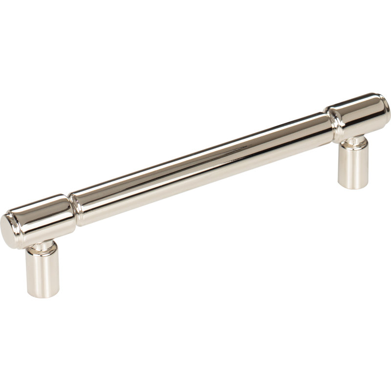 Clarence Bar pull, Polished Nickel, 5 1/16" Center to Center