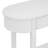 Elegant Retro Console Table With Curved Design And Smooth Glaze-123005112