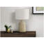 Lighting, 24 po, lampe de table, béton beige, abat-jour ivoire / crème, contemporain-2072326888-2072326890