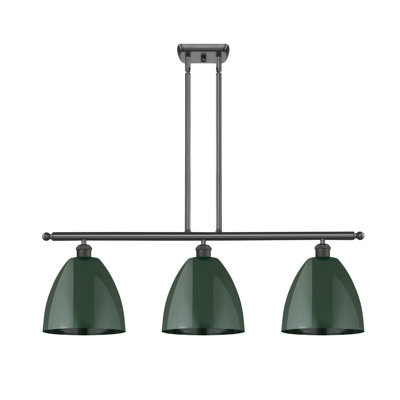 Plymouth Dome 3 - Light Dimmable Cone Chandelier