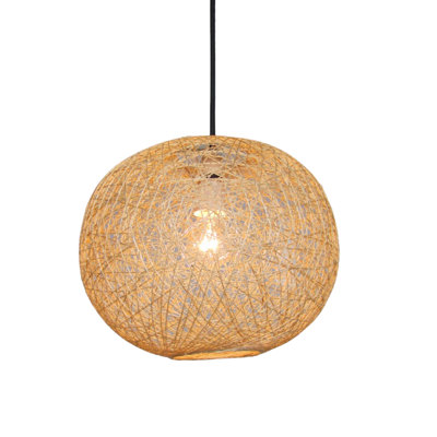 Rattan Sphere Pendant Shade