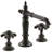 Artifacts Widespread Bathroom Faucet with Drain Assembly-19194444
