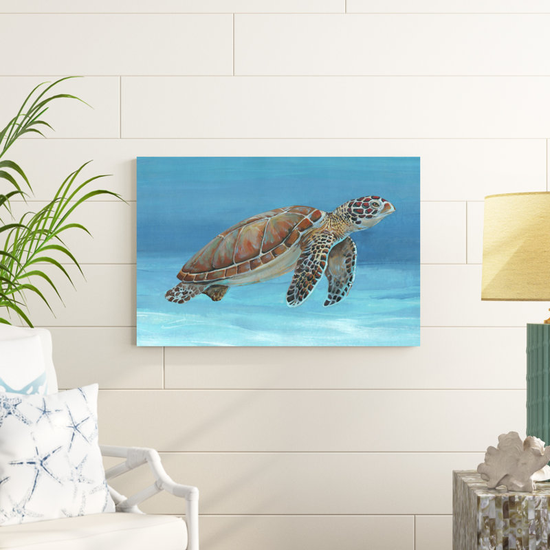 Tortue de mer océanique I, H 24 po x l 36 po x P 1,25 po