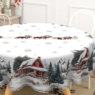 Nappe en polyester lavable Christmas