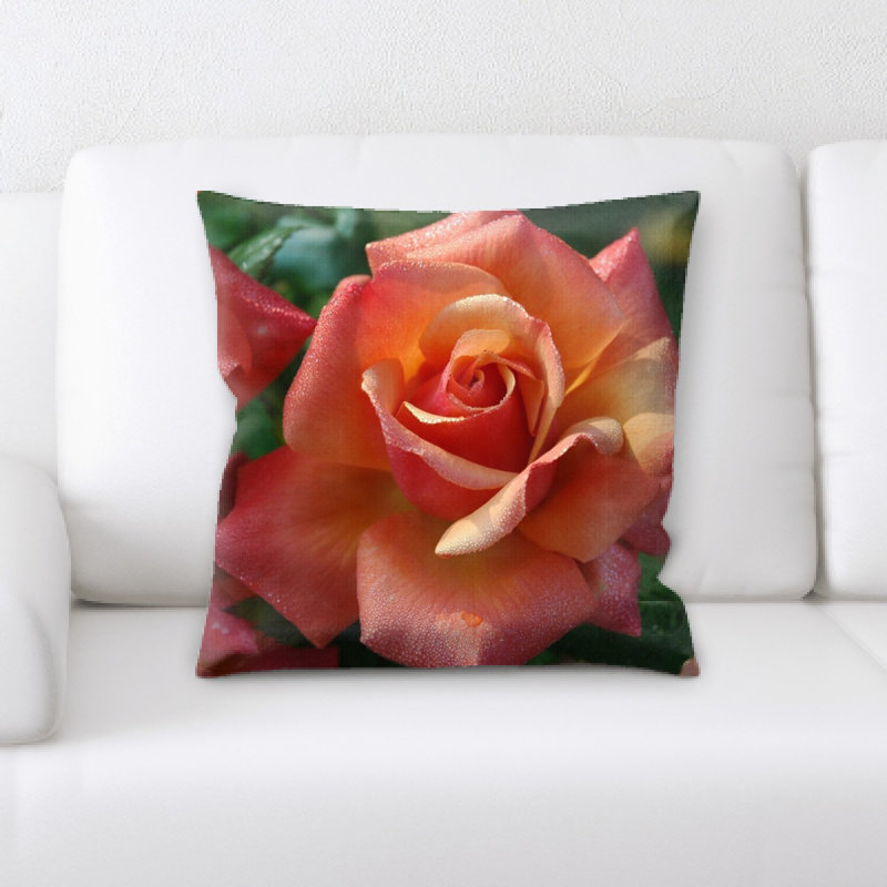 Housse et insert de coussin carré Roses