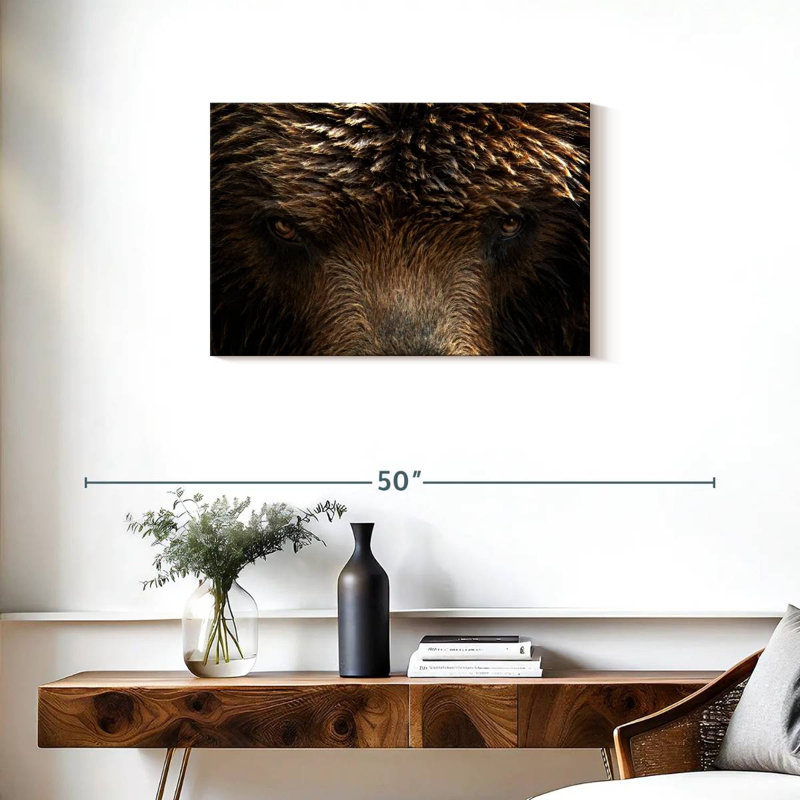 Grizzly Bear Eyes, 20" H x 30" W