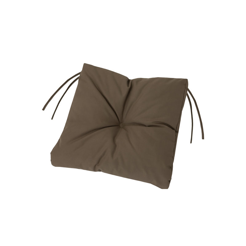 Coussin de siège d'intérieur / d'extérieur, Brun