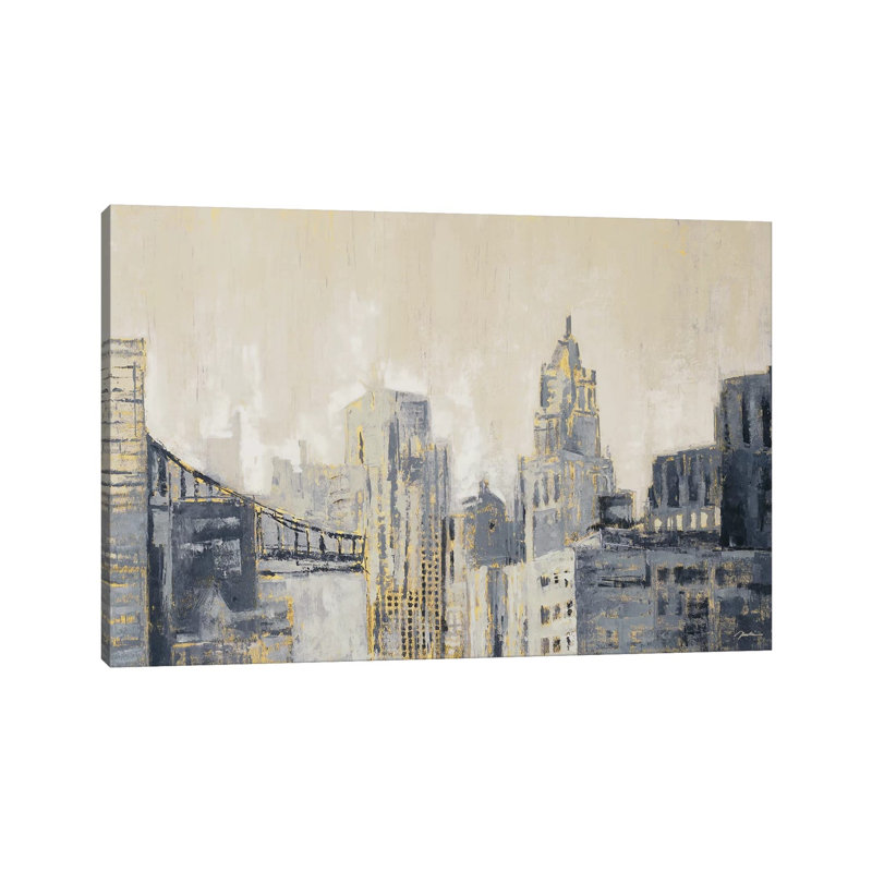 Metropolis by Liz Jardine - Wrapped Canvas Painting, 66.04 cm H x 45.72 cm W x 1.91 cm D