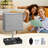 13.4'' Dimmable Bedside Table Lamp with Chaarging Station and Phone Slots