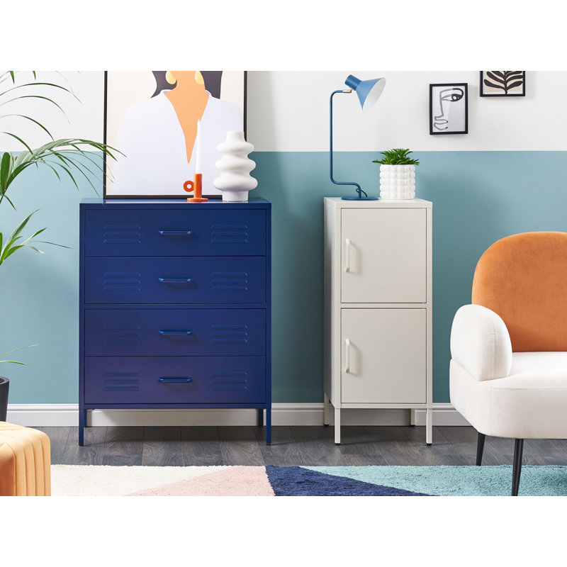 Mooresburg 2 -Door 4 -Shelf, White
