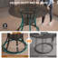 Dining Table with Iron Base