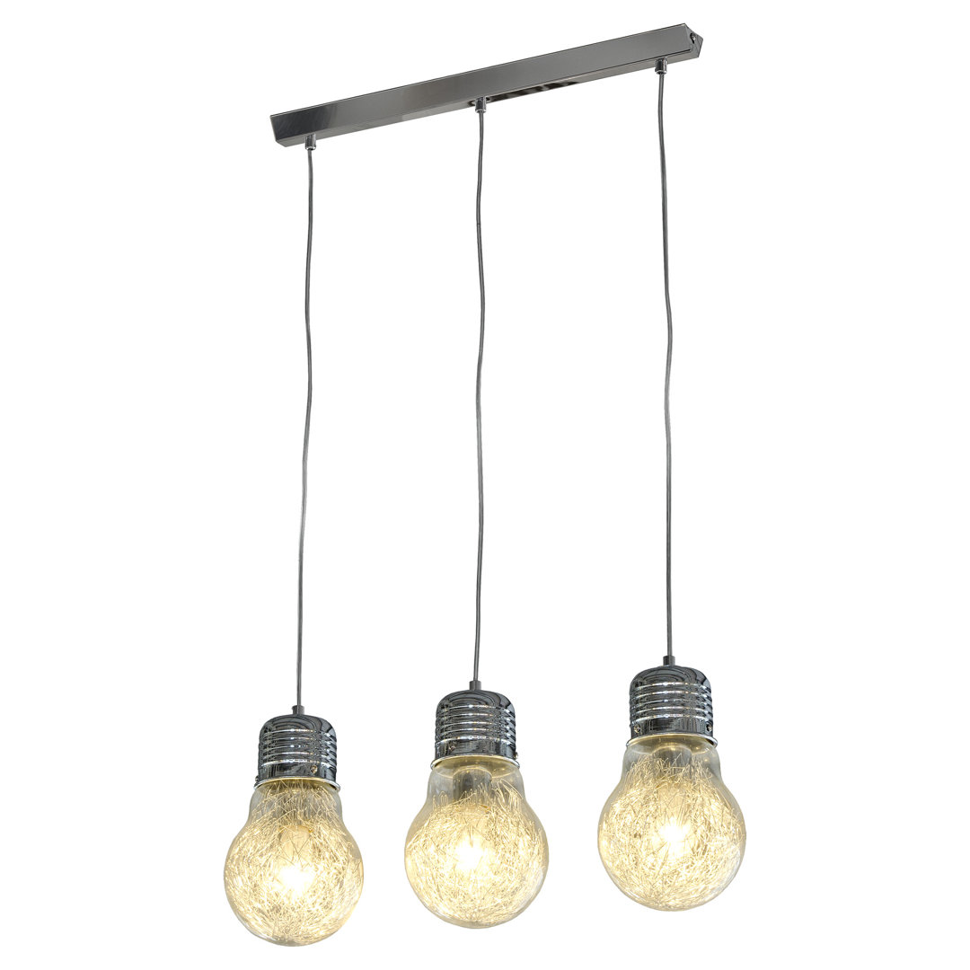 Mitchell 3 - Light Chrome Pendant
