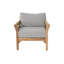 Monterey Teak Outdoor Club Chair with Sunbrella Cushions-1202803214