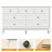 55'' Dresser With 7 Spacious Drawers