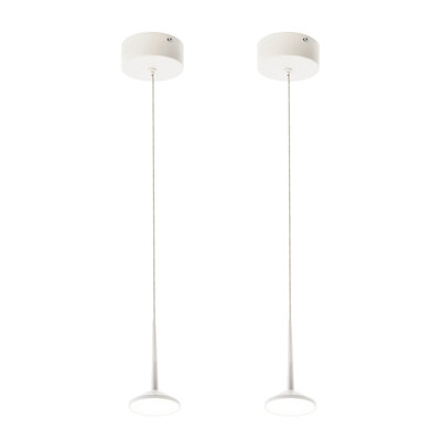  Luminaire suspendu conique 1 lumière DEL 1 lumière