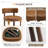 PU Leather Upholstered Solid Wood Dining Chair Side Chair-604761815
