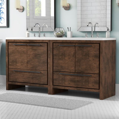Meuble-lavabo double 71 po Drason