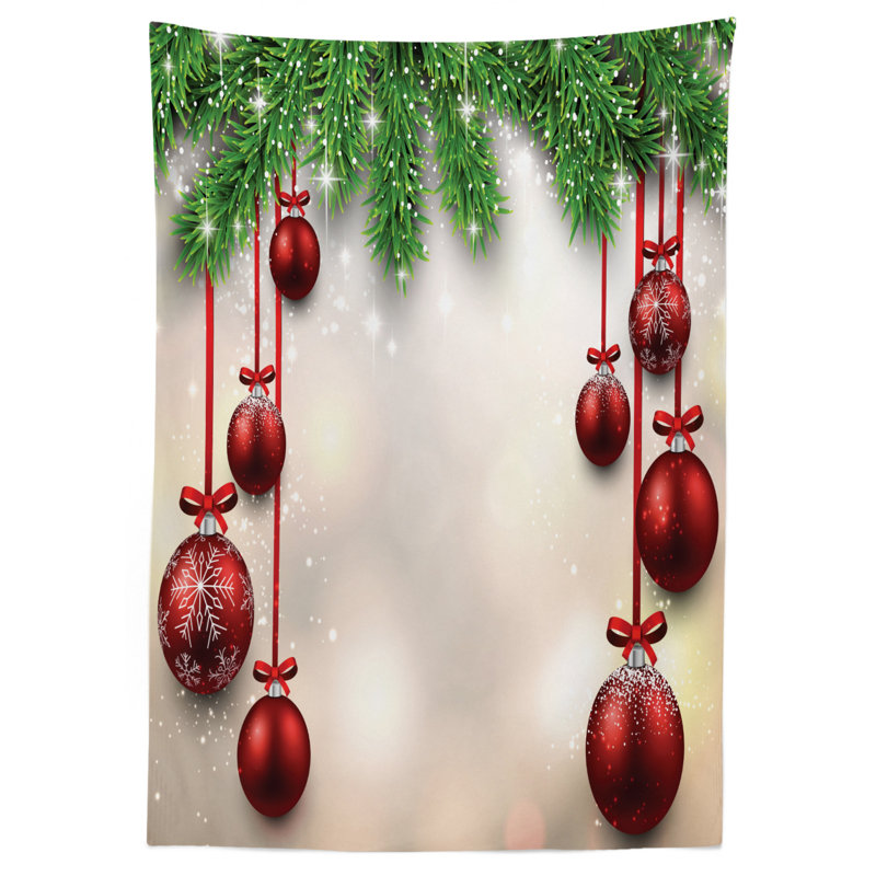 Christmas Tablecloth, 90" L x 60" W