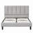 Upholstered Platform Bed, Tufted Headboard(Only Bed)-454992639