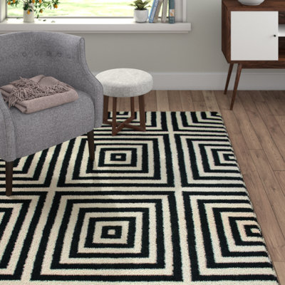 Frankie Geometric Wool Area Rug