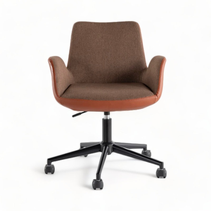 Brayden Studio Cashay Foam Padding Office Chair, Orange