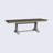 Alaincourt Extendable Solid Wood Base Dining Table