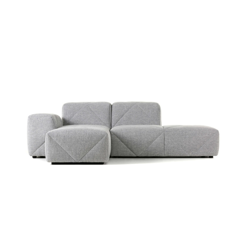 BFF Modular Sectional, Vesper Silver, Left