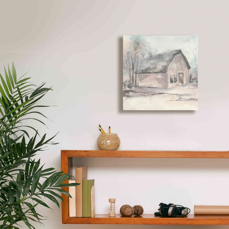 «Barn I» par Chris Paschke, estampe numérique sur toile, H 12 po x l 12 po x P 0,75 po