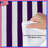Purple White Stripes Comforter-125167843