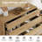 Modern Buffet Sideboards, Sideboard Buffet Cabinet With 6 Drawers And Metal Base, Coffee Bar Storage Cabinet For Kitchen, Buffet Cabinet-868446797