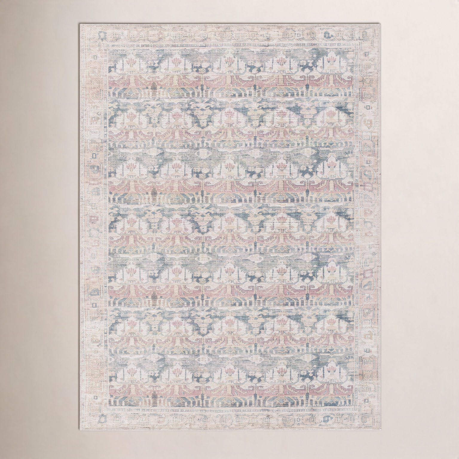 Yaruna Machine Washable Rug, Rectangle 8'10" x 12'
