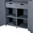 [With Assembly Video] TOPMAX 60.6X19.3X71.6Inch Large Patio Garden Shed With Waterproof Roof, 3 Doors Storage Cabinet With Workstation, 7 Storage Shelves, 2 Drawers And 6 Hooks For Backyard-124923961