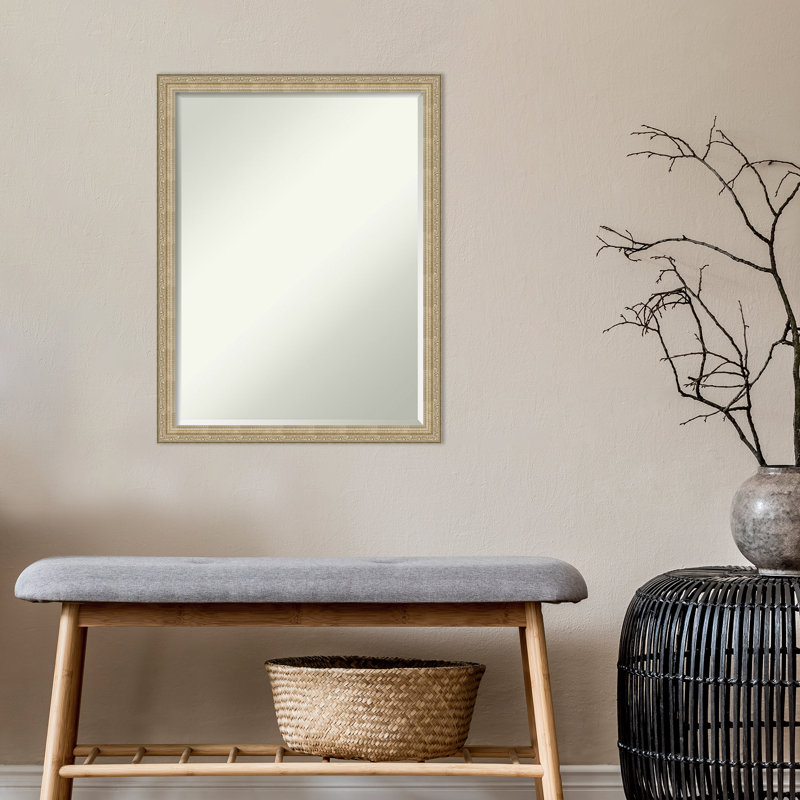 Drexal Closed Corner Frame Flat Wall Mirror