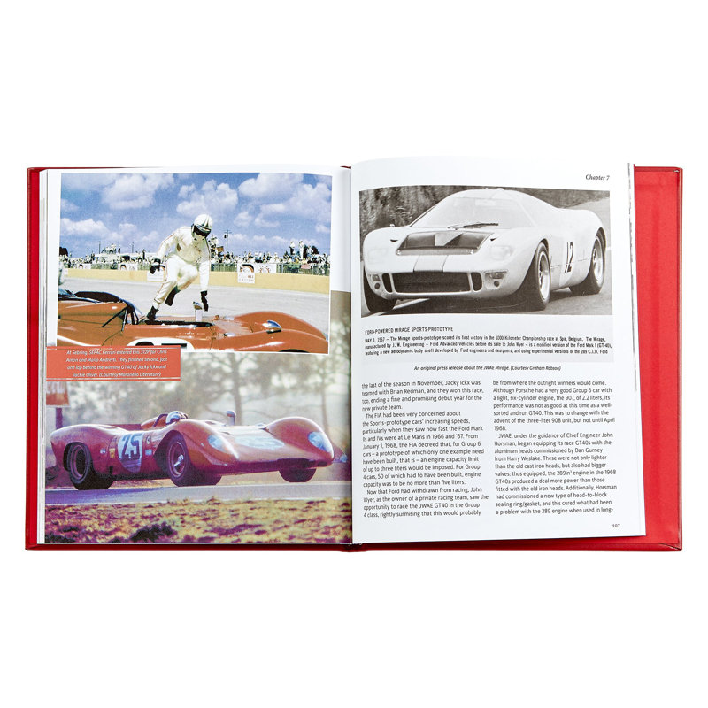Ford Vs Ferrari Leather Bound Book