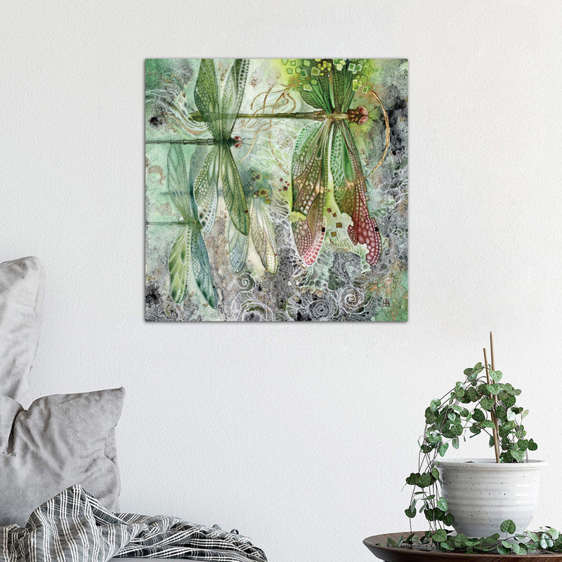 Flow by Stephanie Law - Wrapped Canvas Painting, Wrapped Canvas, 45.72 cm H x 45.72 cm W x 3.175 cm D
