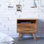 Oslo 48 cm W Solid Wood Bedside Table