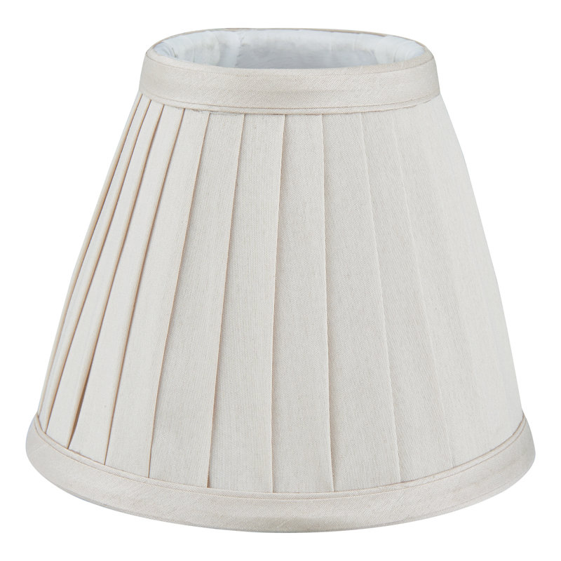12cm H Silk Empire Lamp Shade, Ivory