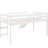 Solid Wood Twin Loft Bed With Slide, White - Frame, Safe Sleeping Elegant Design, Quality Construction Materials