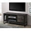 Meuble télé de style moderne du milieu du siècle en faux bois avec rangement à plusieurs niveaux-725853575