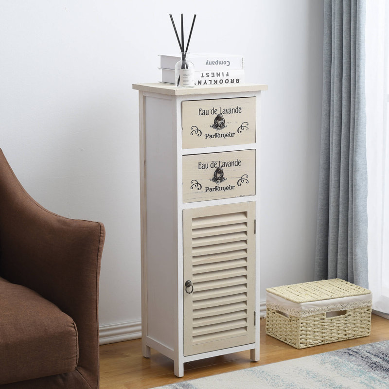 Solid Wood 32 cm W Chest of 2 Drawers