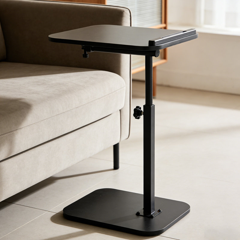 Metal Base Computer Desk, Black