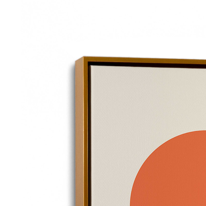Impression sur toile Bauhaus Pop, H 48,75 po x l 32,75 po, Or poli