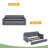 Upholstery Daybed With Trundle And USB Charging Design,Trundle Can Be Flat Or Erected-114244227