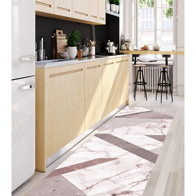 Ivanka Marble Brown/Beige Rug, Runner 80 x 300cm