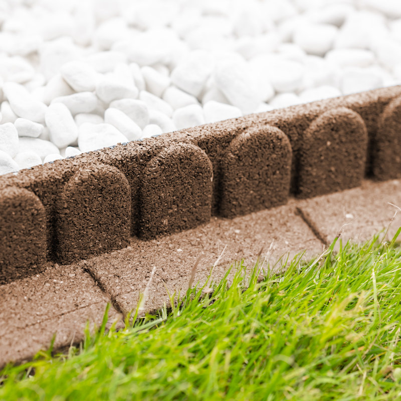 Mower Edge Garden Border 1.2m - Pack of 2, Brown
