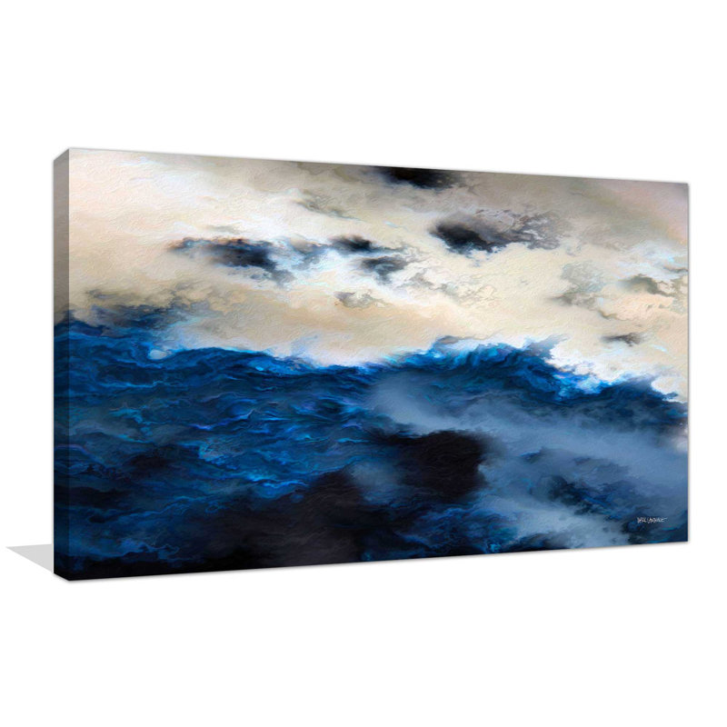 " Luke 8:25 Where Is Your Faith " by Mark Lawrence, Wrapped Canvas, 28" H x 48" W x 1.5" D