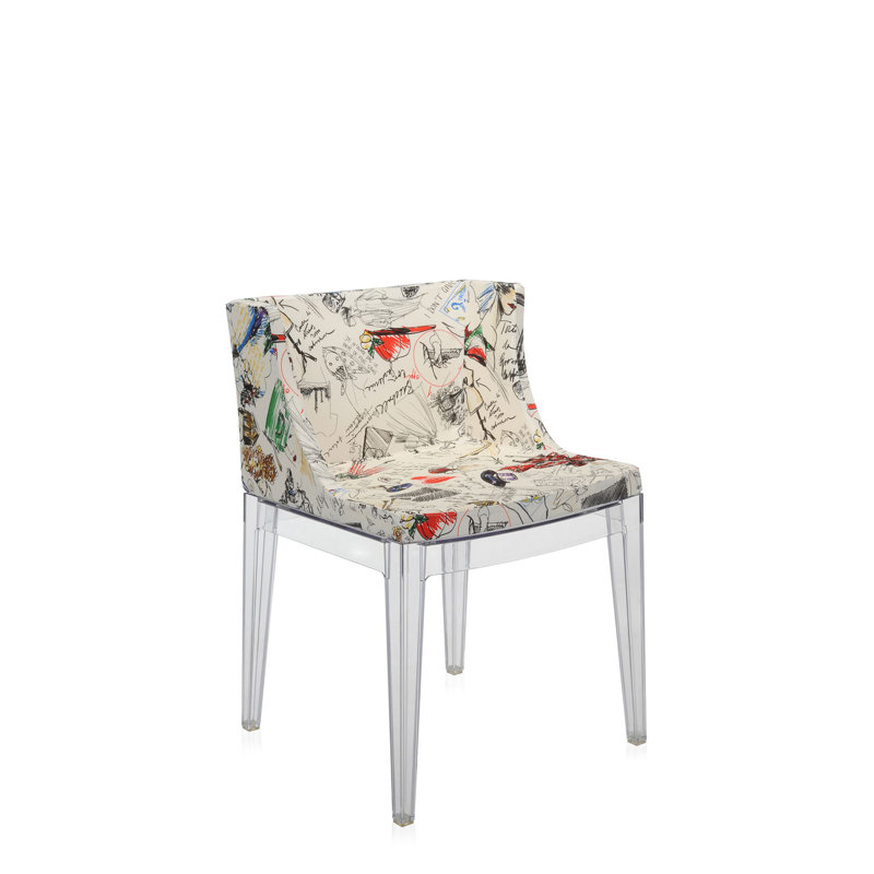 Mademoiselle Upholstered Armchair, Transparent, Sketches