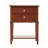Cherry Nightstand With Storage Shelf
