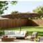 Parasol à double face, parasol à double face avec base, parasol de patio avec lumières solaires à DEL