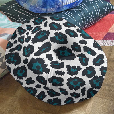 Housse et insert de coussin touffeté rond